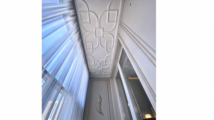 Гипсовый декор Нежный интерьер 3-х комнатной квартиры